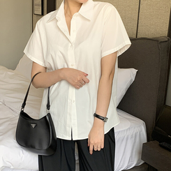 シャツ コットンベーシックシャツ(5color) OFF-WHITE