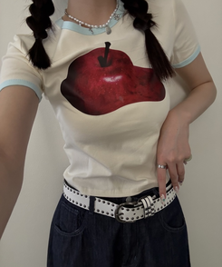 ビンテージスタッズベルト WHITE