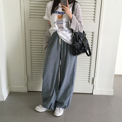 マルチポケットクロスショルダーバッグ BLACK