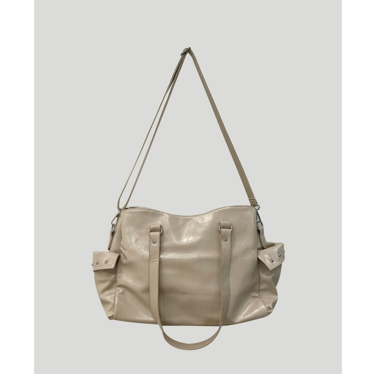 マルチポケットクロスショルダーバッグ