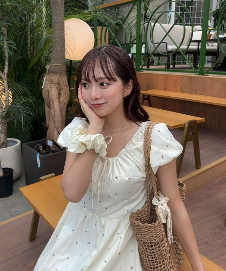 花柄フェミニンワンピース パフ袖 フリルヘム シアー韓国系g3127 楽天市場】【半額クーポン対象】ワンピース シフォン シアー