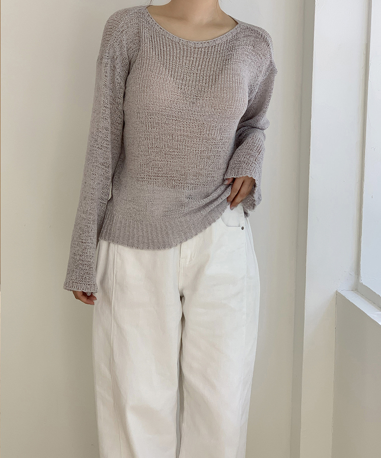 リラックスネットニット(7color) GRAY