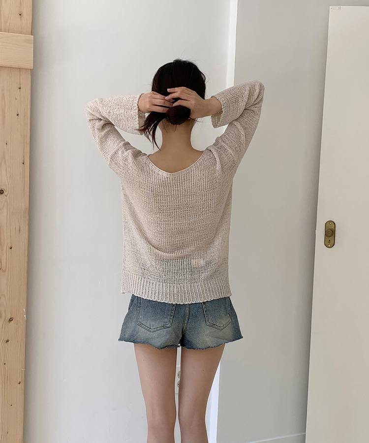 リラックスネットニット(7color) BEIGE
