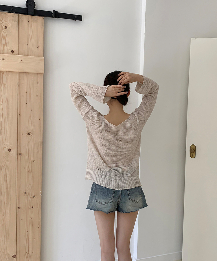 リラックスネットニット(7color) BEIGE