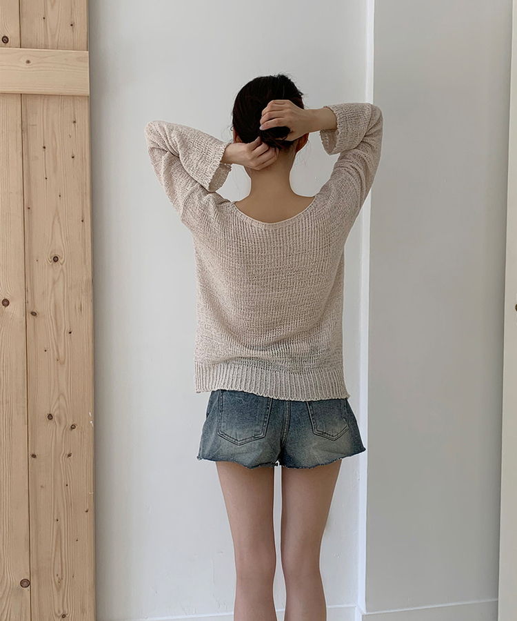 リラックスネットニット(7color) BEIGE