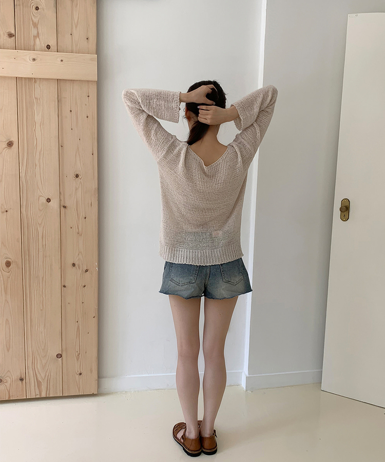 リラックスネットニット(7color) BEIGE