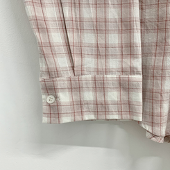 オーバーパステルチェックシャツ