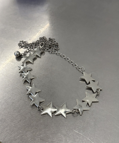 스타 체인 벨트 실버