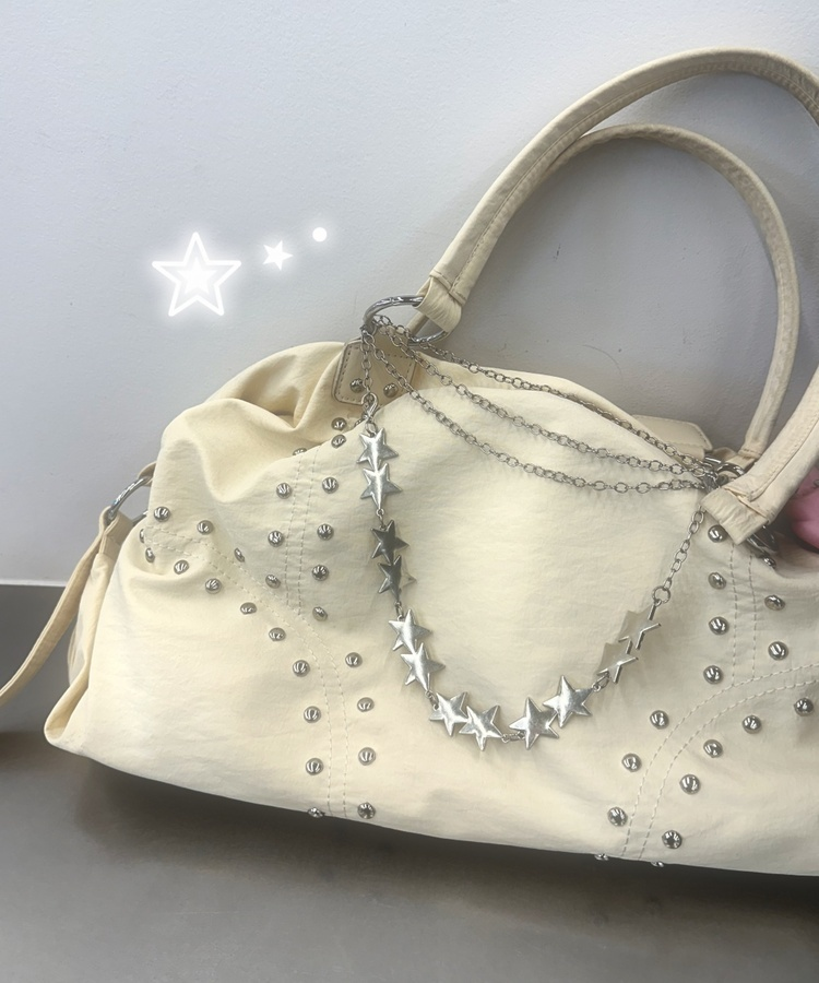 스타 체인 벨트 실버