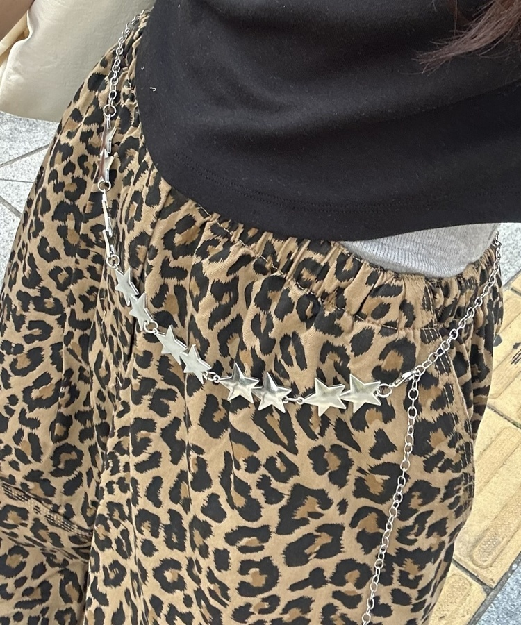 스타 체인 벨트 실버