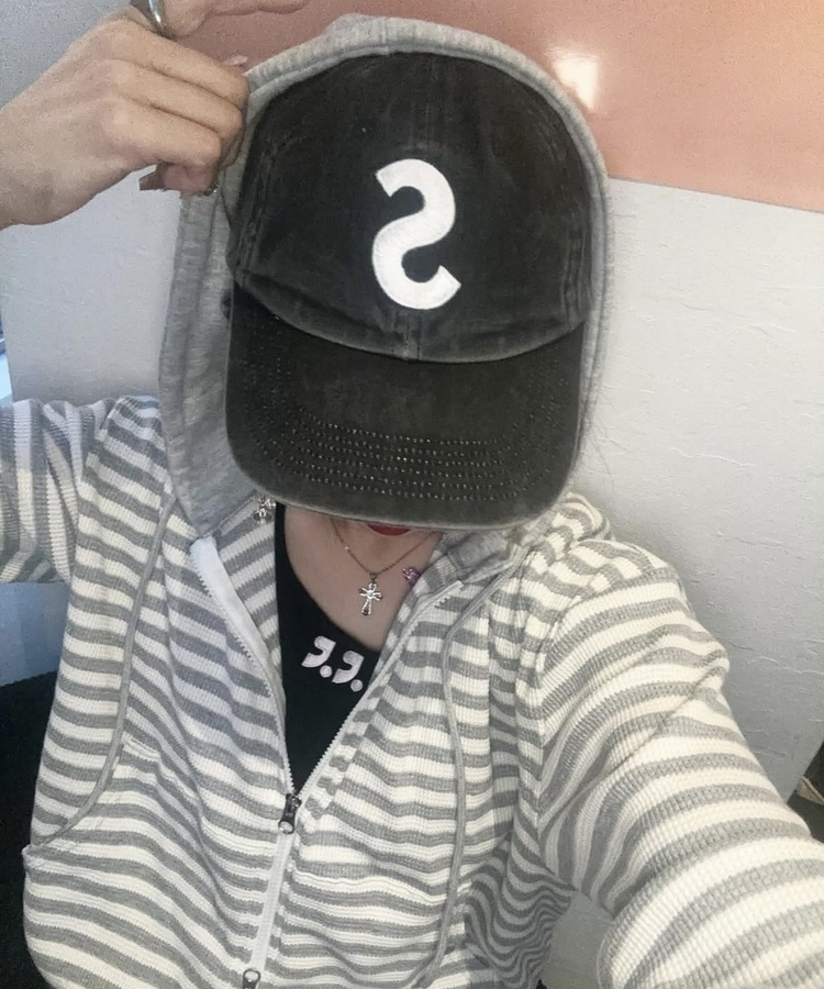 십자가 큐빅 목걸이 실버