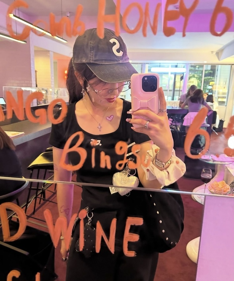 십자가 큐빅 목걸이 실버