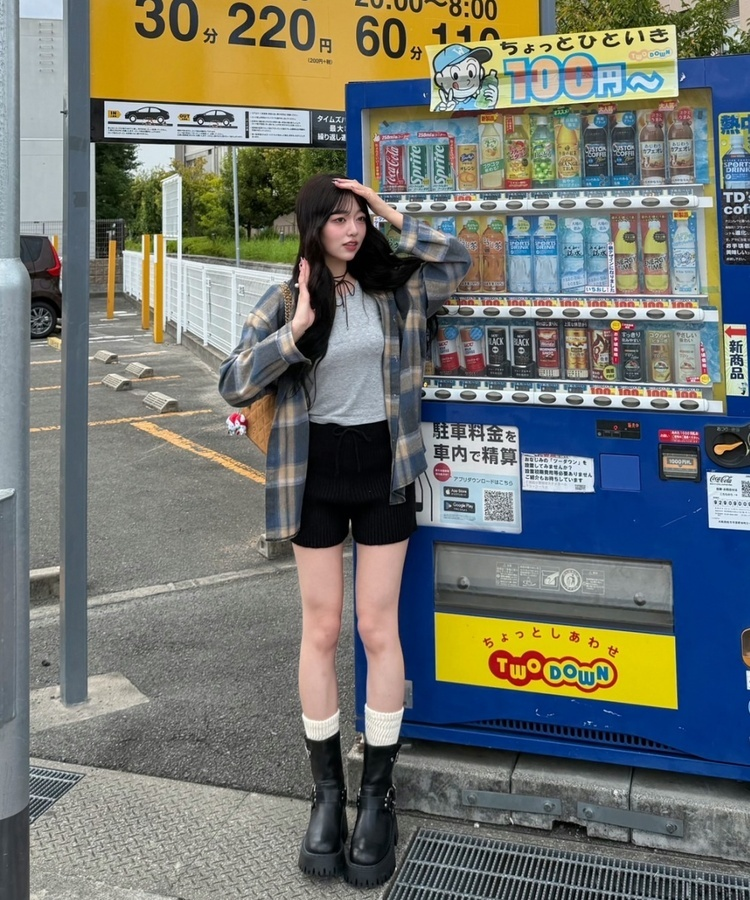 Y2Kチェックシャツ｜シャツ｜韓国ファッション通販 SONA