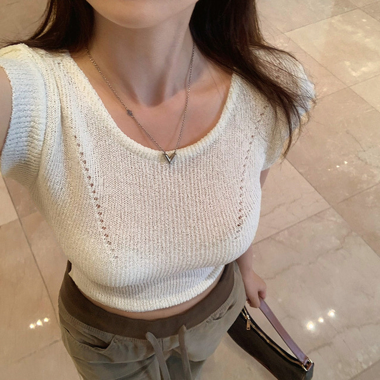 ラブリーキャップキャミソールニット｜ニット｜韓国ファッション通販 SONA