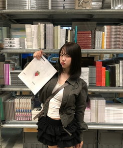 ステッチカラーネックジャケット KHAKI