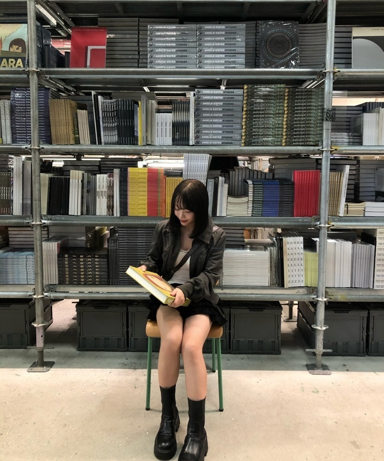 ステッチカラーネックジャケット KHAKI