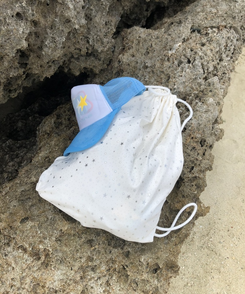 スタードットナップサック WHITE