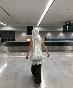 スタードットナップサック WHITE