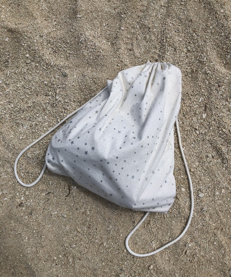 スタードットナップサック WHITE
