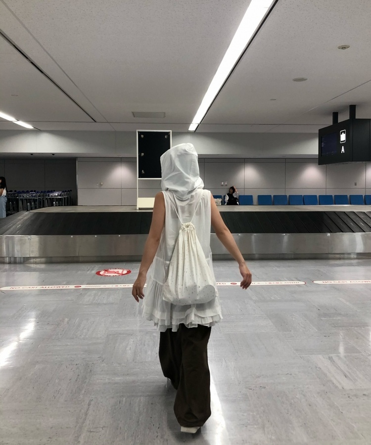 スタードットナップサック WHITE