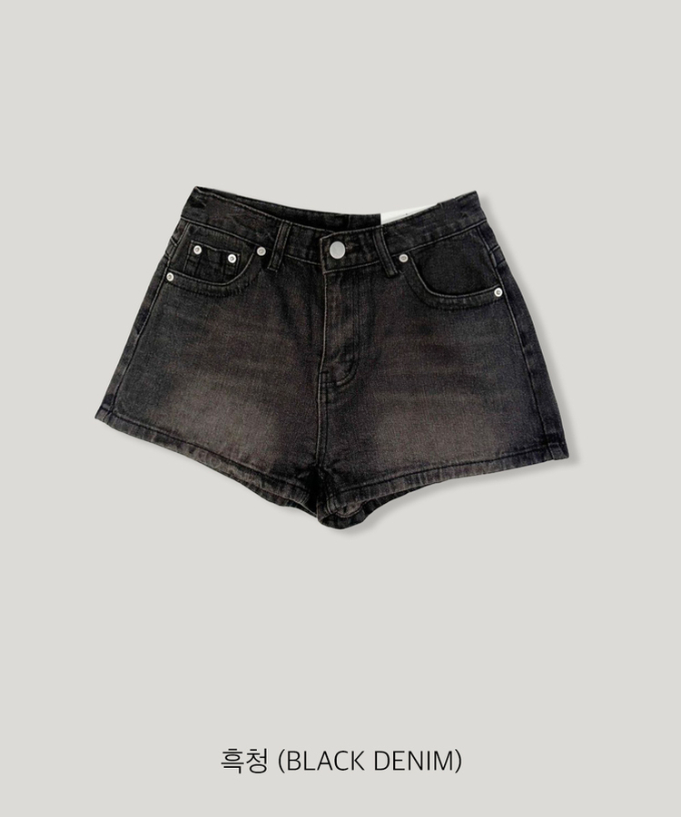 クーリングデニムショートパンツ