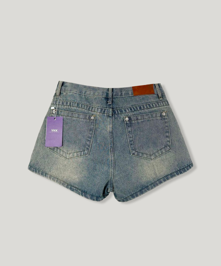 クーリングデニムショートパンツ