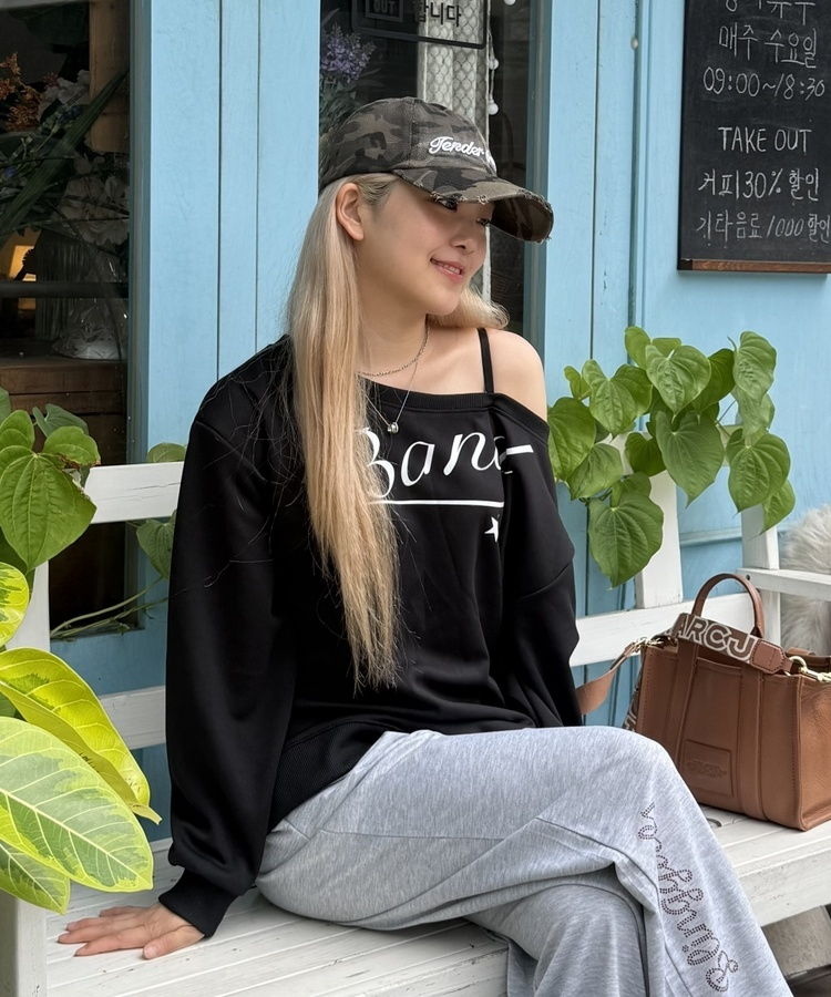 별 초커 레이어드 체인 목걸이 실버