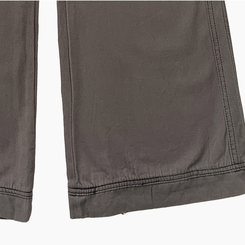 네리스 빈티지 배색 밴딩 백포켓 로우 세미 부츠컷 팬츠