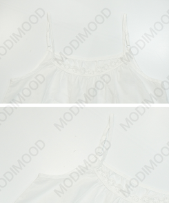 レースレイヤードワンピース