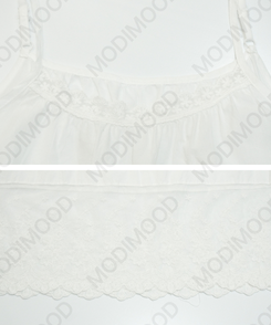 レースレイヤードワンピース