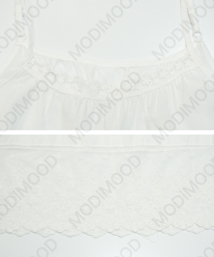 レースレイヤードワンピース