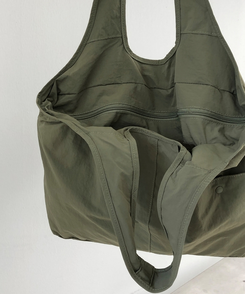 ナイロンショルダーバッグ(5color) KHAKI