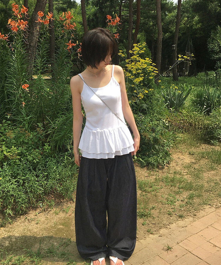 【美品】Diagram フリルレイヤードブルゾン ブラック 38 Black】ダブルジップフリルフリース /Double Zip Frill Fleece |