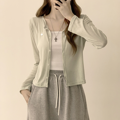 シースルーペンダントカーディガン(8color) MINT