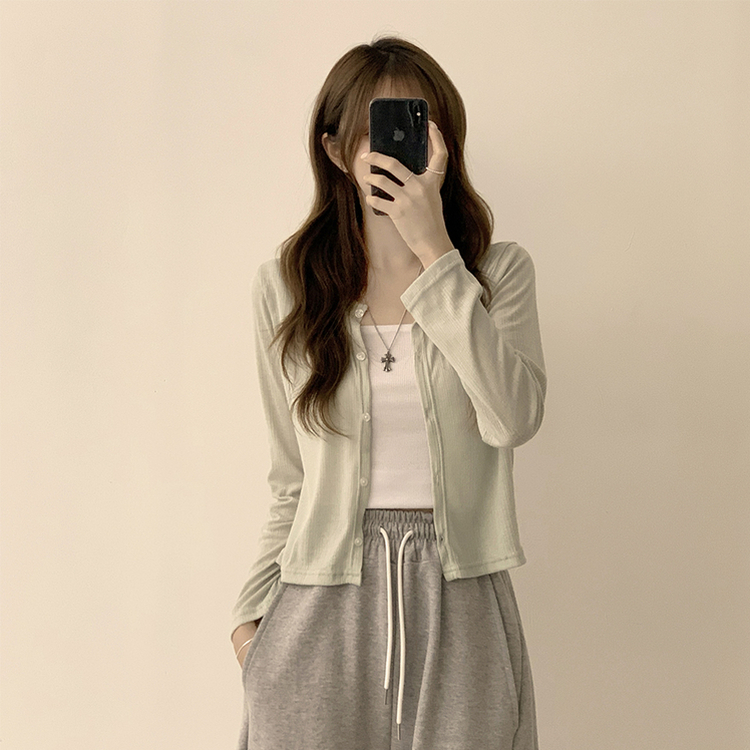 シースルーペンダントカーディガン(8color) MINT