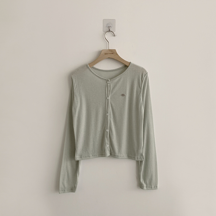 シースルーペンダントカーディガン(8color)