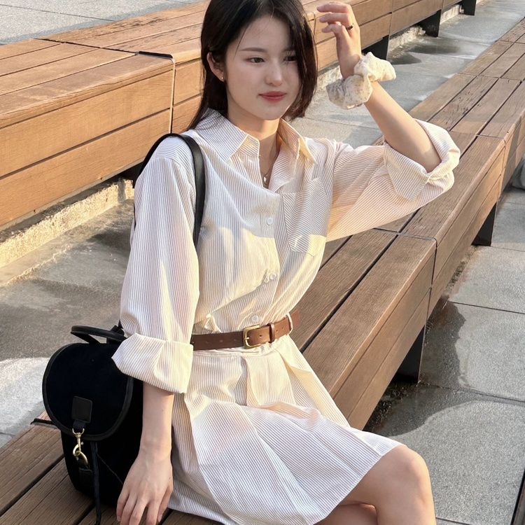 데바 벨트 원피스