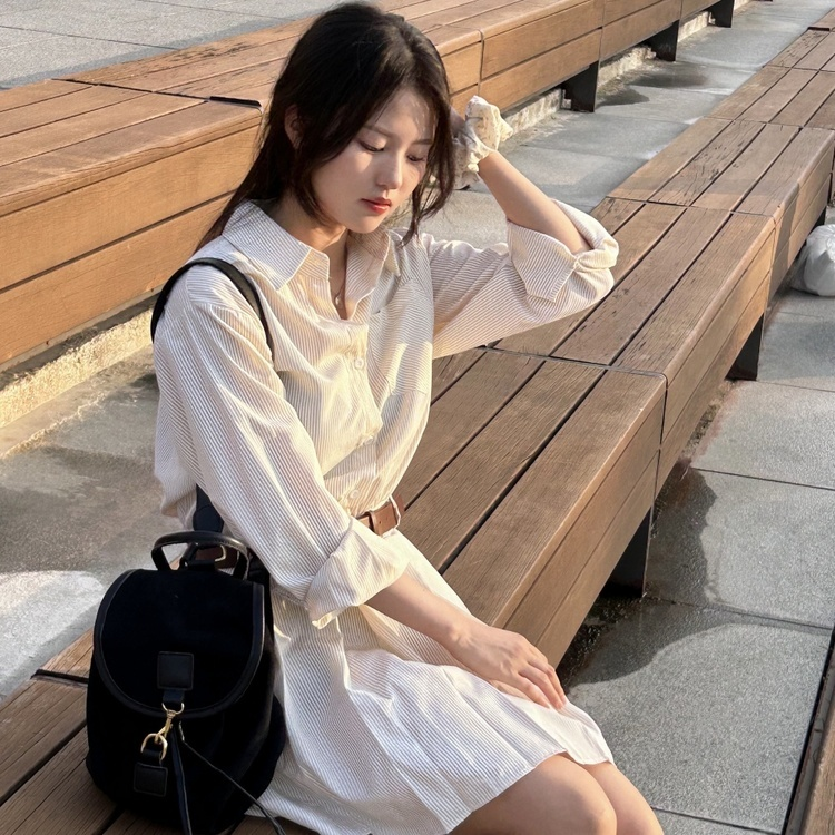 데바 벨트 원피스