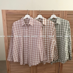 チェックルーズシャツ｜シャツ｜韓国ファッション通販 SONA