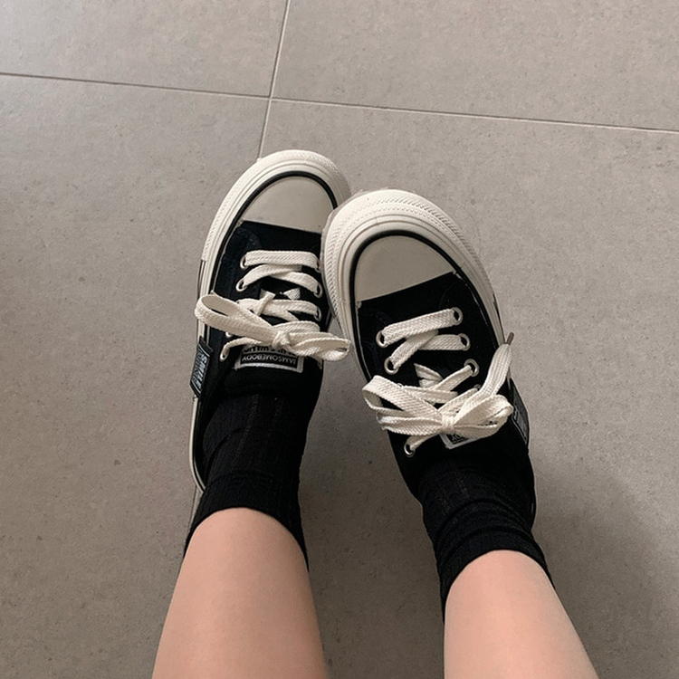 コンバースミュールスニーカー BLACK