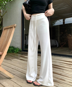 デイリーブーツカットパンツ(7color) WHITE