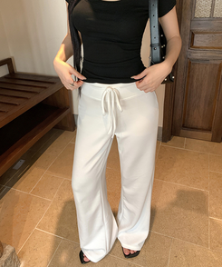 デイリーブーツカットパンツ(7color) WHITE