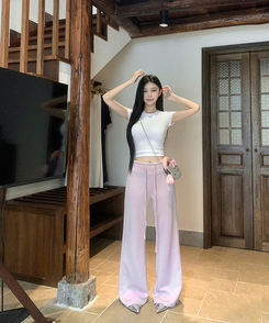 デイリーブーツカットパンツ(7color) PINK