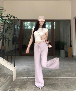 デイリーブーツカットパンツ(7color) PINK