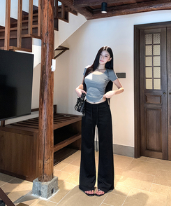 デイリーブーツカットパンツ(7color) BLACK