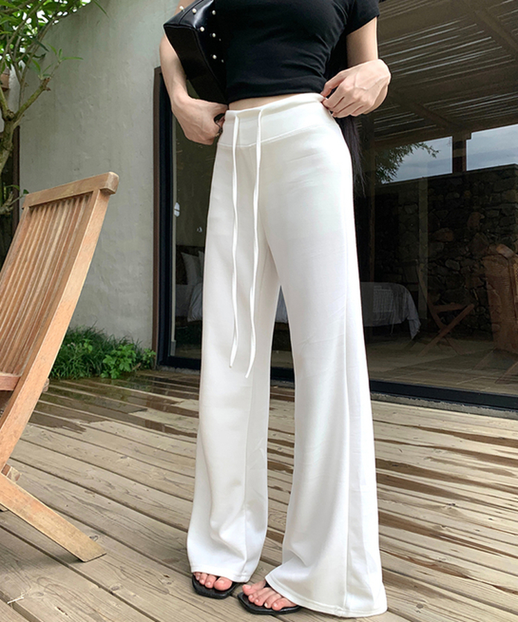 デイリーブーツカットパンツ(7color) WHITE