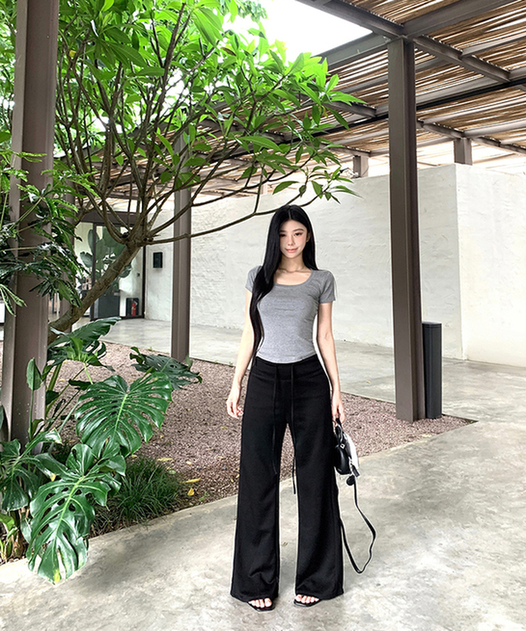 デイリーブーツカットパンツ(7color) BLACK