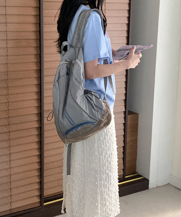 ポップコーンロングスカート CREAM