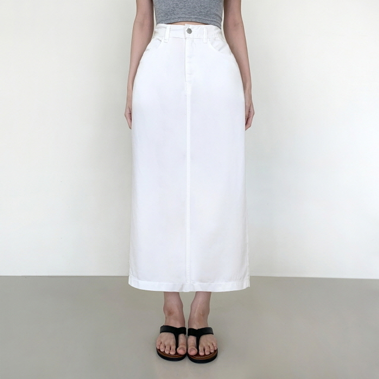 丈別】リオセルHラインスリットスカート｜ミディ/ロングスカート