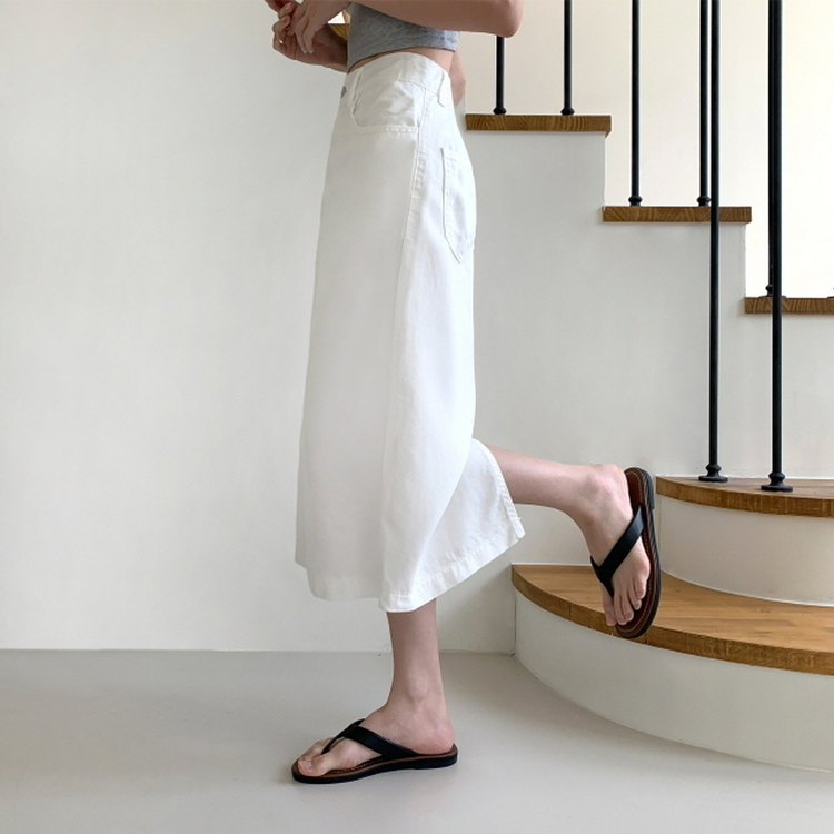 丈別】リオセルHラインスリットスカート｜ミディ/ロングスカート